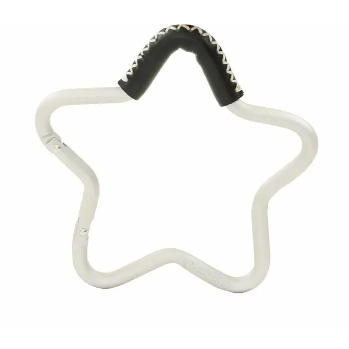 KidCo BuggyGear Star Hook - Silver/Black Leather
