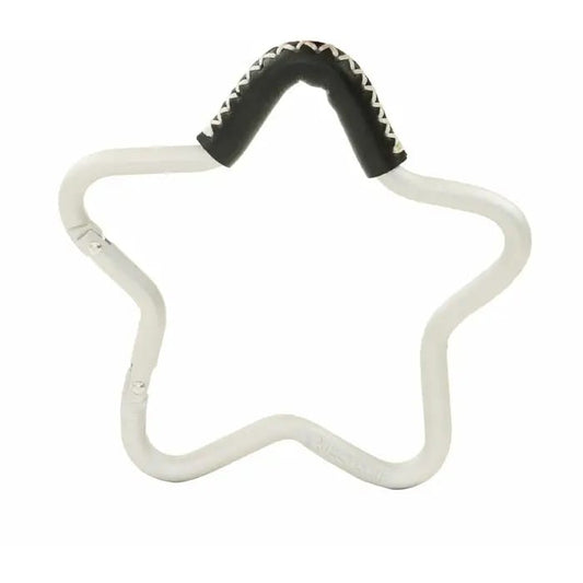KidCo BuggyGear Star Hook - Silver/Black Leather