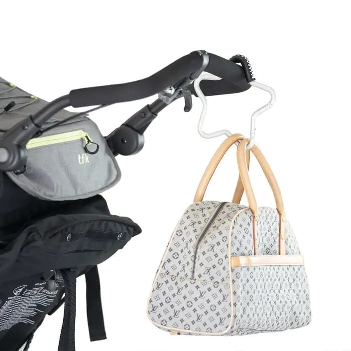 KidCo BuggyGear Star Hook - Silver/Black Leather