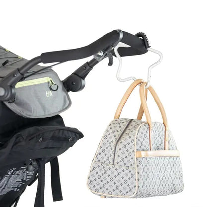 KidCo BuggyGear Star Hook - Silver/Black Leather