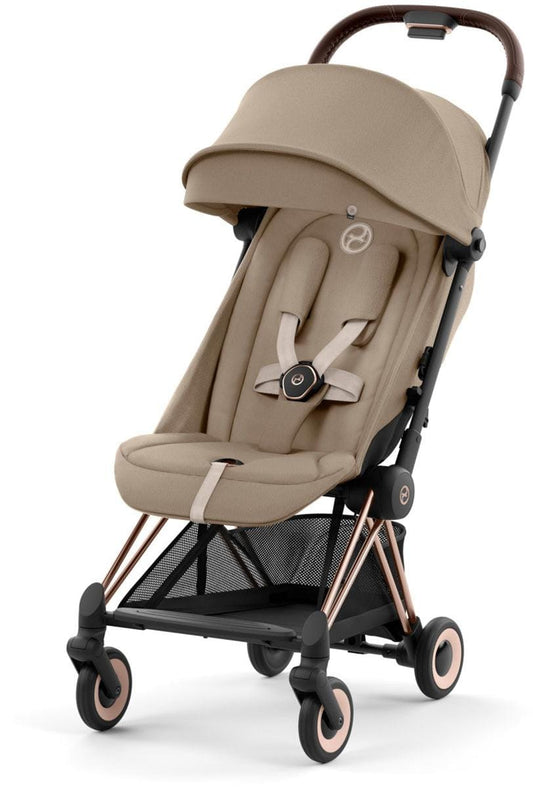 Cybex OPEN BOX COYA Compact Stroller - Rose Gold / Cozy Beige - 522005195-OB