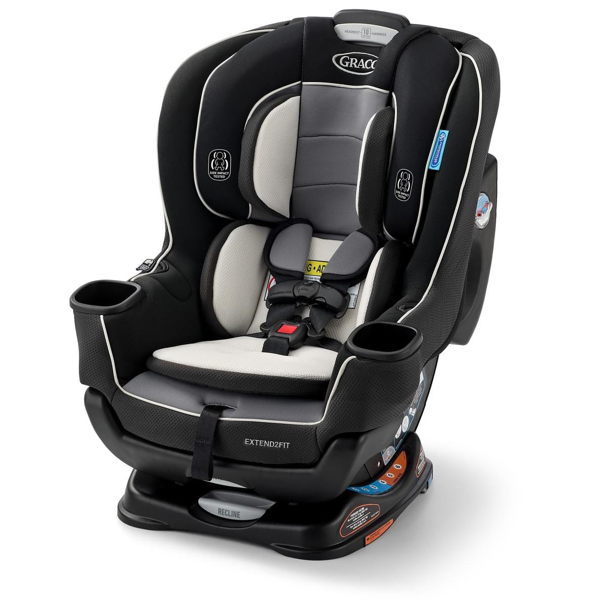 Graco Extend2Fit Convertible Car Seat - Gotham - 2216092