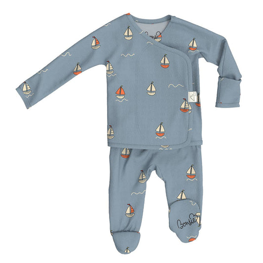 Bonsie Footie - Ahoy Baby, Newborn