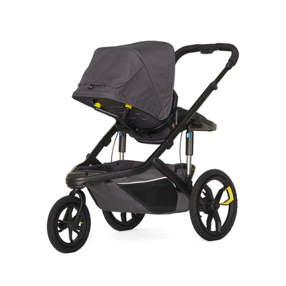 Veer Switch&Jog Luxe Stroller with Neoprene Kit + Bassinet Bundle - Brown Mica - BOX-SNJ-NEO-BMIC-SBAS-BMIC