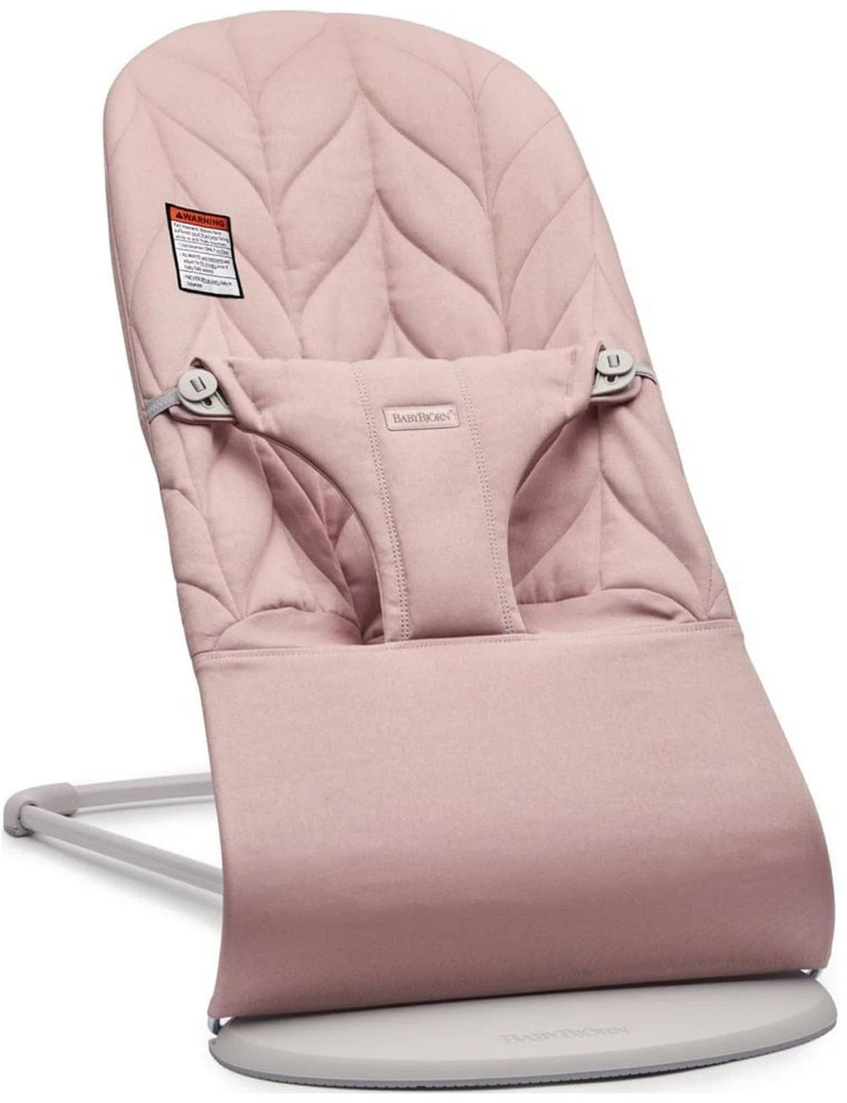 BabyBjörn Bouncer Bliss, Light Gray Frame Petal Pink – Albee Baby
