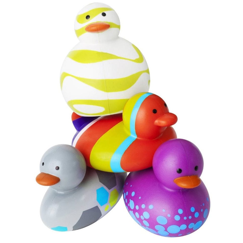 Boon Odd Ducks Not Your Average Rubber Ducky, 4 Pack - Assorted - 955