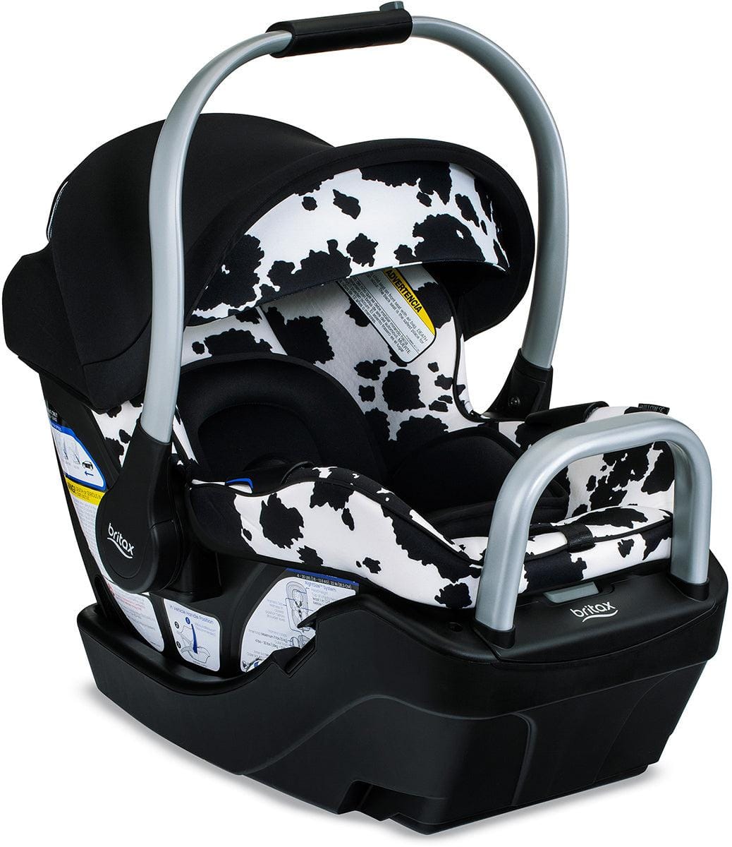 Britax OPEN BOX Willow SC Infant Car Seat with Alpine Base - Cowmooflage - E1D031Q-OB