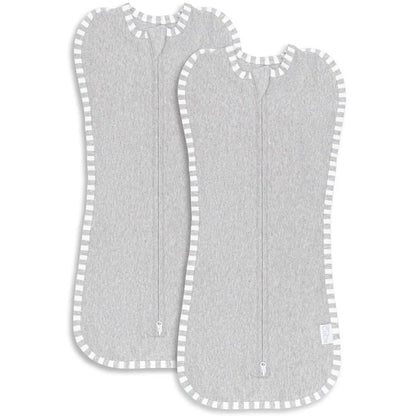 Comfy Cubs Easy Zipper Swaddle Blankets - Grey