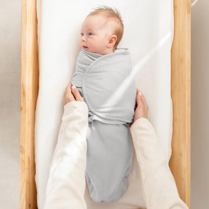 Comfy Cubs Easy Swaddle Blankets 3-Pack - Stone/Nomadic Blue/Azul