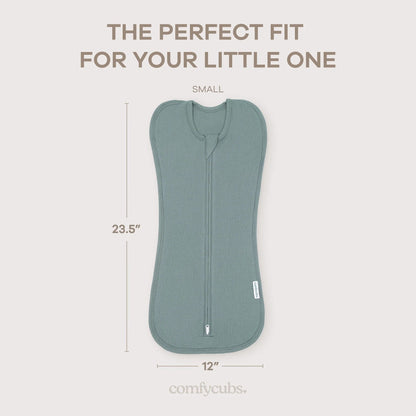 Comfy Cubs Easy Zipper Swaddle Blankets - Nomadic Blue/Azul