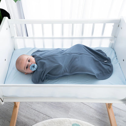 Comfy Cubs Easy Zipper Swaddle Blankets - Nomadic Blue/Azul