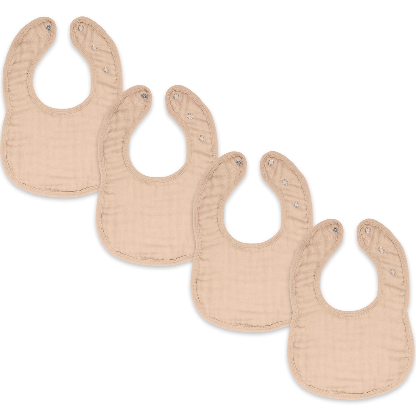 Comfy Cubs Muslin Bibs - Blush