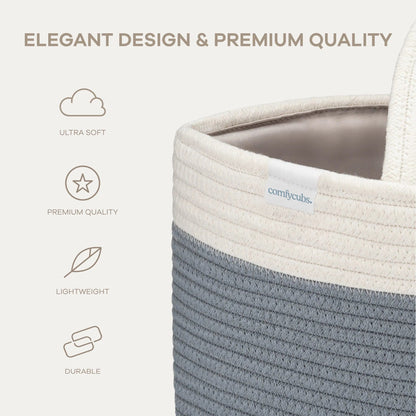 Comfy Cubs Rope Diaper Caddy - Pacific Blue