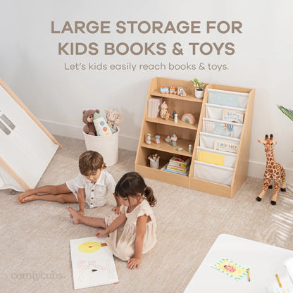 Comfy Cubs Kids Bookshelf - Wood