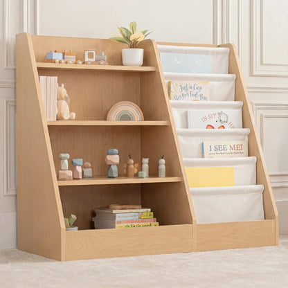 Comfy Cubs Kids Bookshelf - Wood