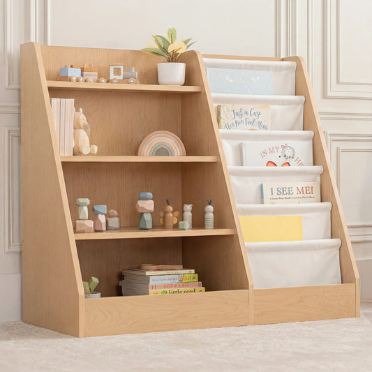 Comfy Cubs Kids Bookshelf - Wood