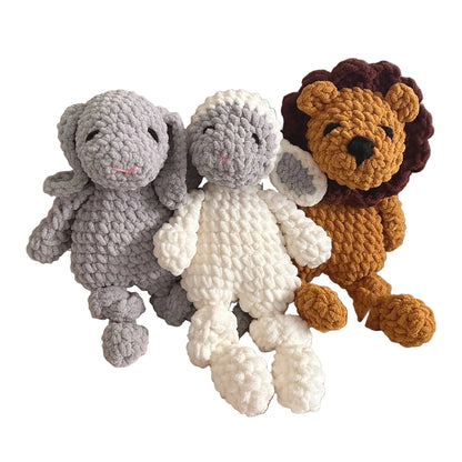 Cheengoo Ultra Soft Chenille Lovey Plushy Doll - Lamb