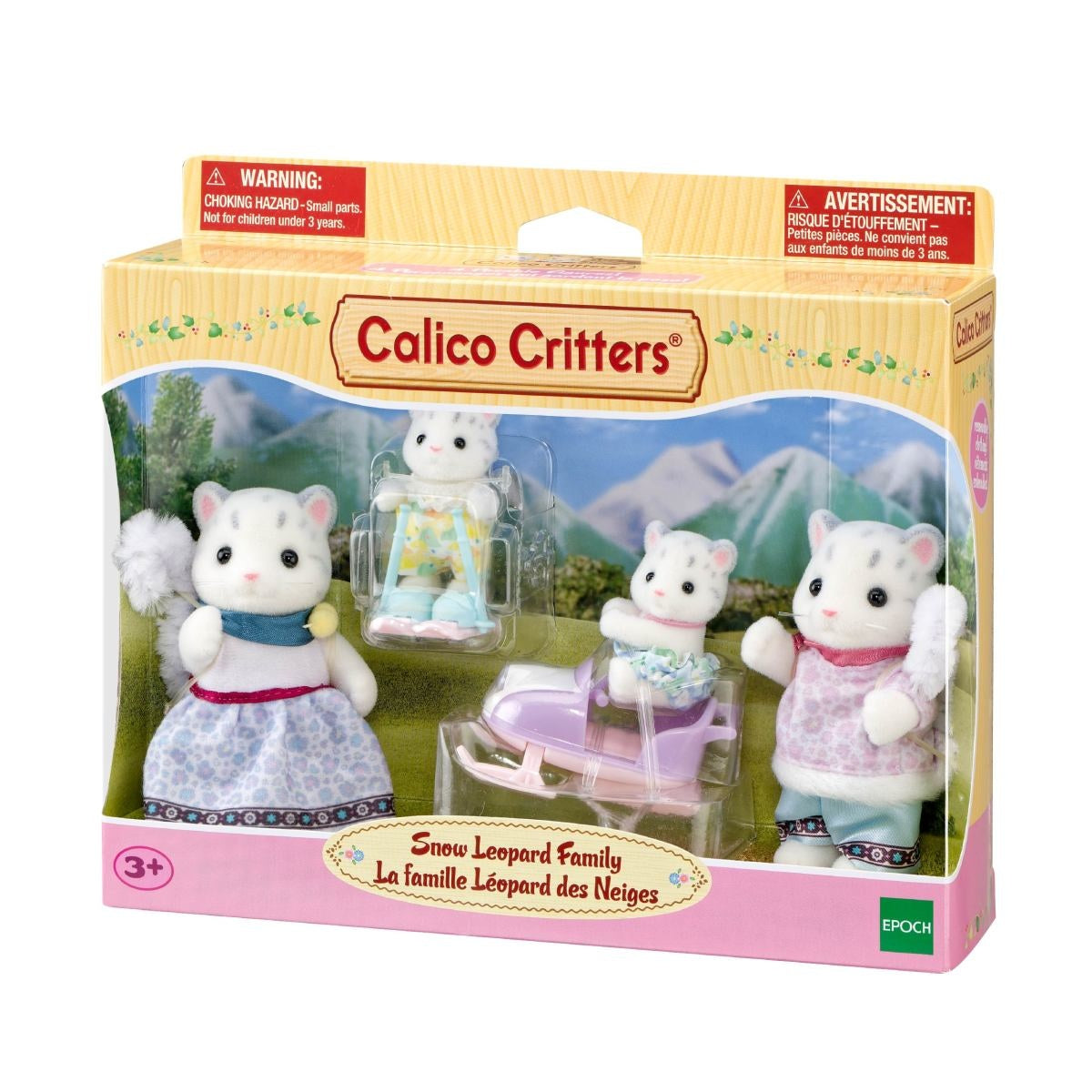 Calico Critters Snow Leopard Family - Image 8