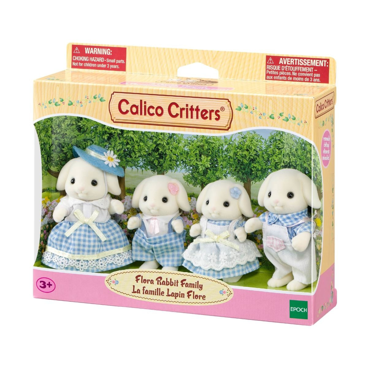 Calico Critters Flora Rabbit Family - Image 2
