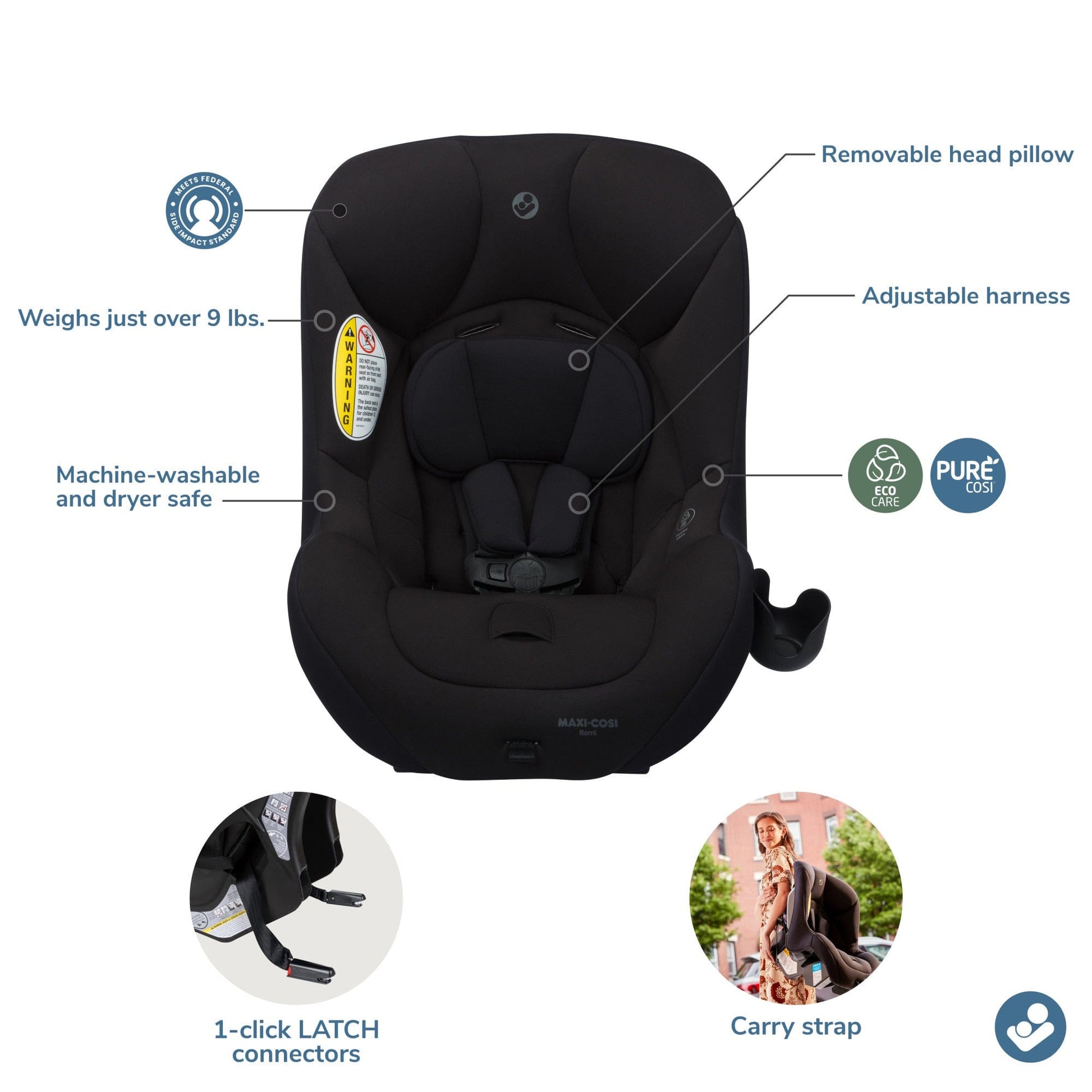 how to get a maxi cosi car seat out Maxi-Cosi Romi 2-in-1 Convertible Car Seat
