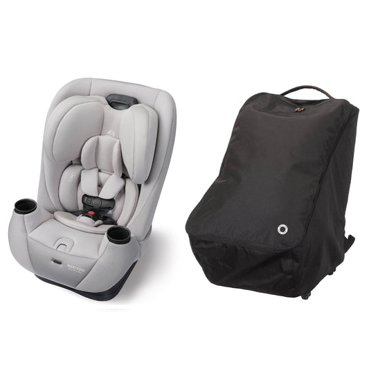 Maxi-Cosi Pria All-in-One Convertible Car Seat + Wheeled Travel Bag Bundle - SeaDrift - CC414HHE-CC365BLK3