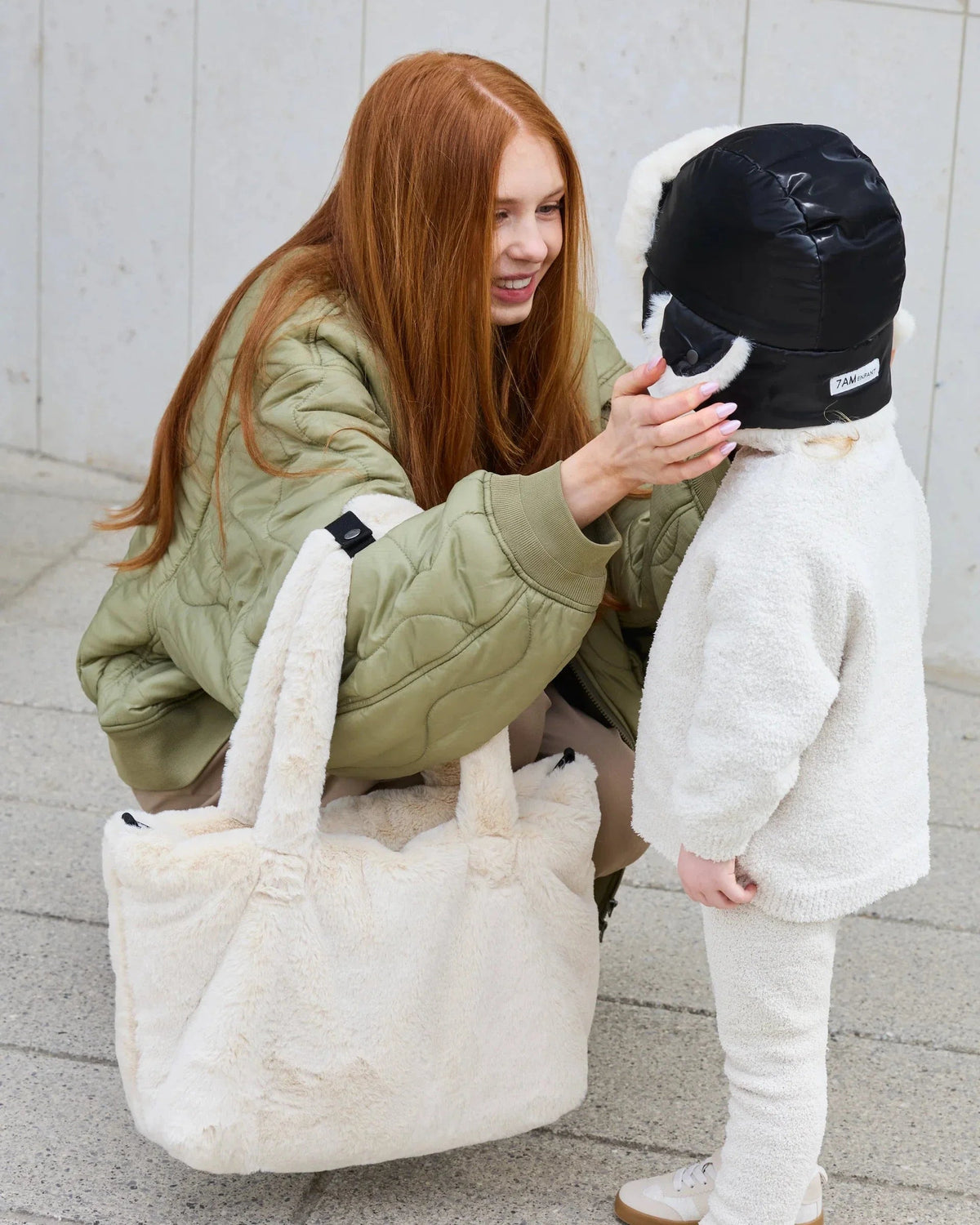 7AM Enfant Chapka Hat Ushuaia - Black Liquid Shine, 1-2T - Image 12