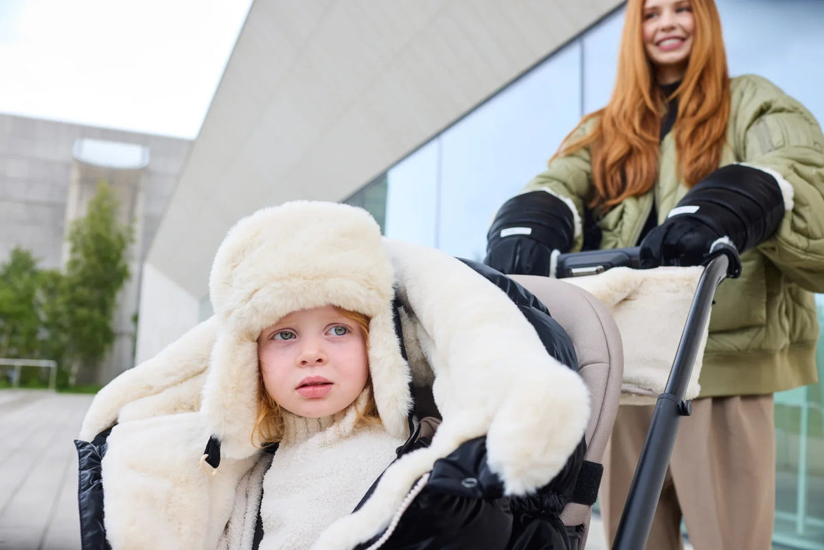 7AM Enfant Chapka Hat Ushuaia - Black Liquid Shine, 1-2T - Image 13