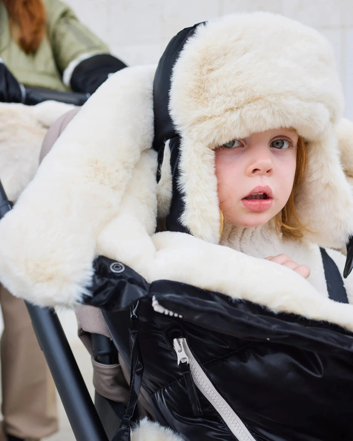 7AM Enfant Chapka Hat Ushuaia - Black Liquid Shine, 1-2T - Image 6