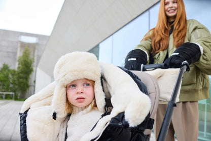 7AM Enfant Chapka Hat Ushuaia - Black Liquid Shine, 4-6Y - Image 13