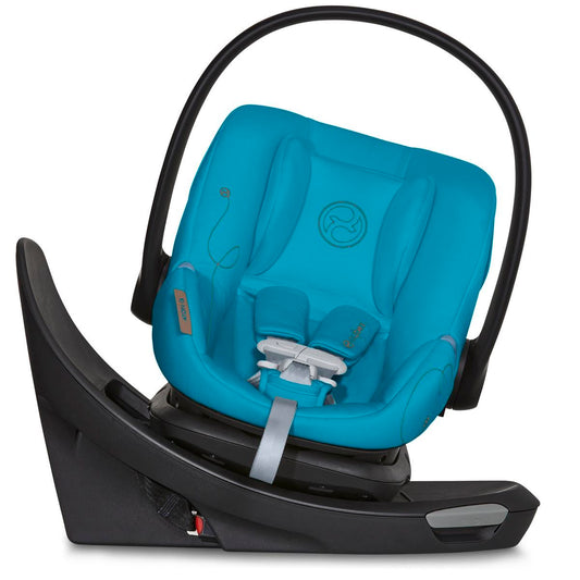 Cybex Aton G Swivel SensorSafe Rotating Infant Car Seat - Beach Blue - 522005665