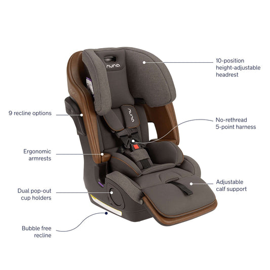 Nuna LUMN Harness to Booster Car Seat - Granite