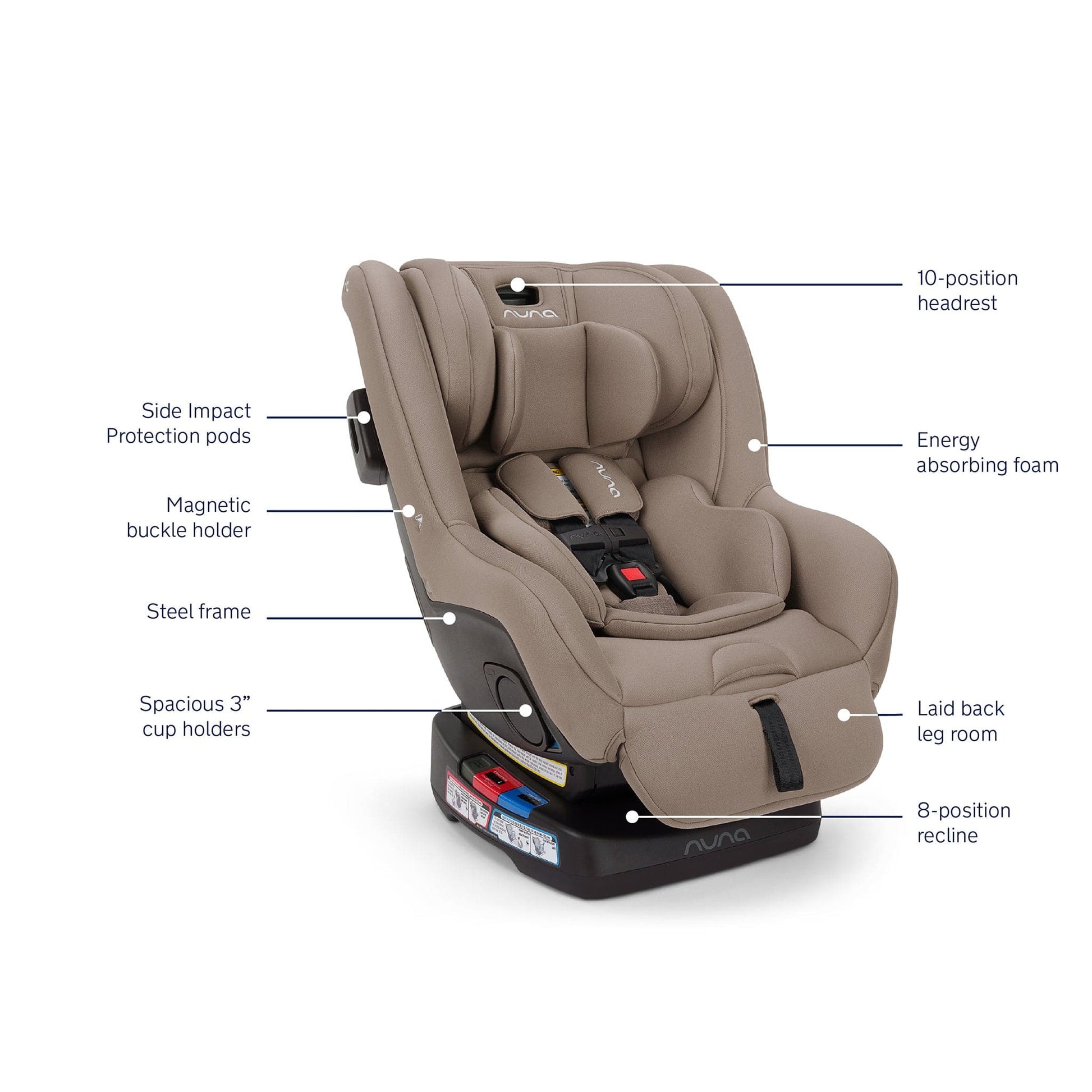 Nuna RAVA next Convertible Car Seat - Cedar - CS20400CDR