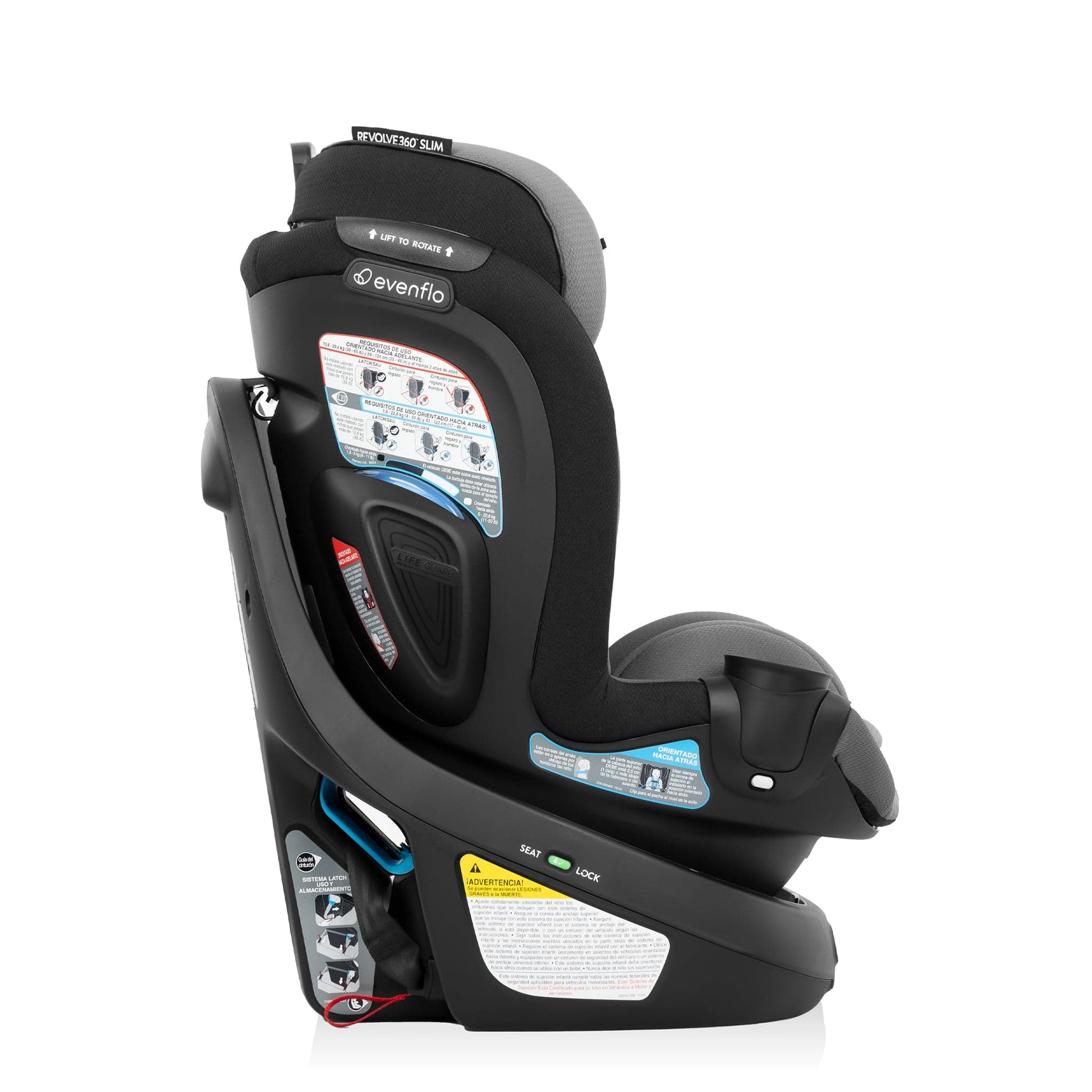 evenflo gold revolve 360 vs cybex sirona s Evenflo GOLD Revolve360 Slim 2-in-1 Rotational Convertible Car Seat with SensorSafe