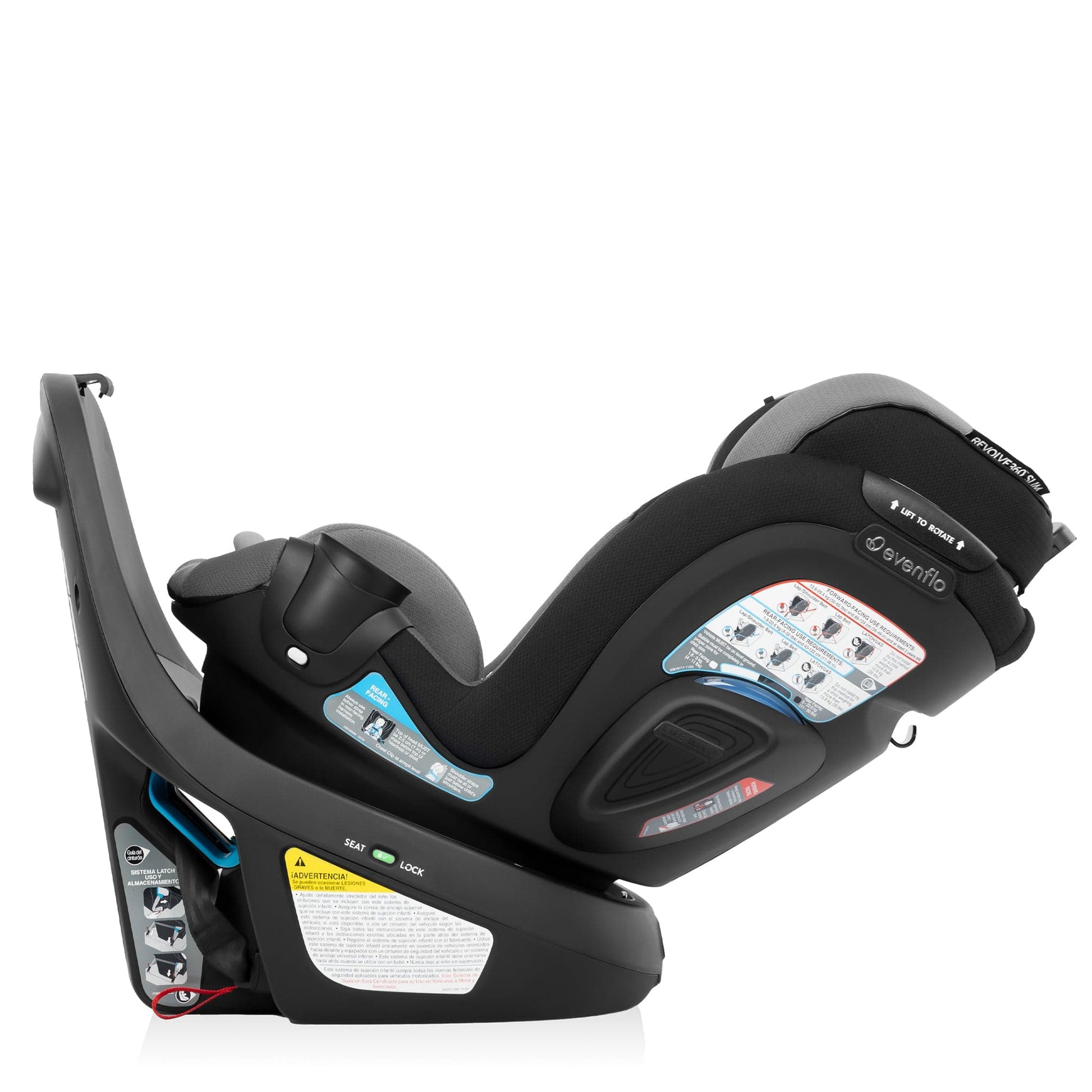 evenflo revolve 360 prime day Evenflo GOLD Revolve360 Slim 2-in-1 Rotational Convertible Car Seat wi – Albee Baby