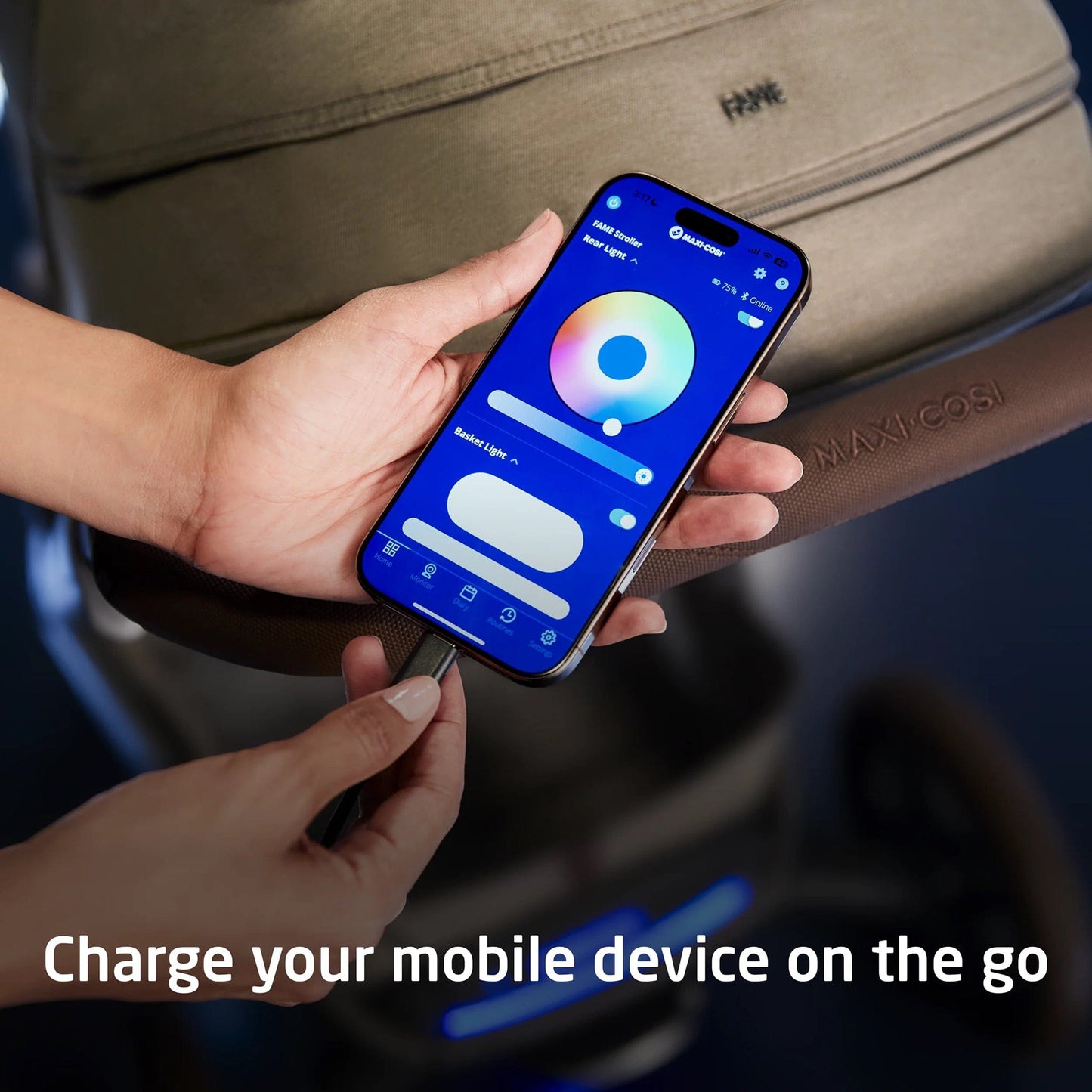 Maxi-Cosi Fame Stroller - Twillic Black