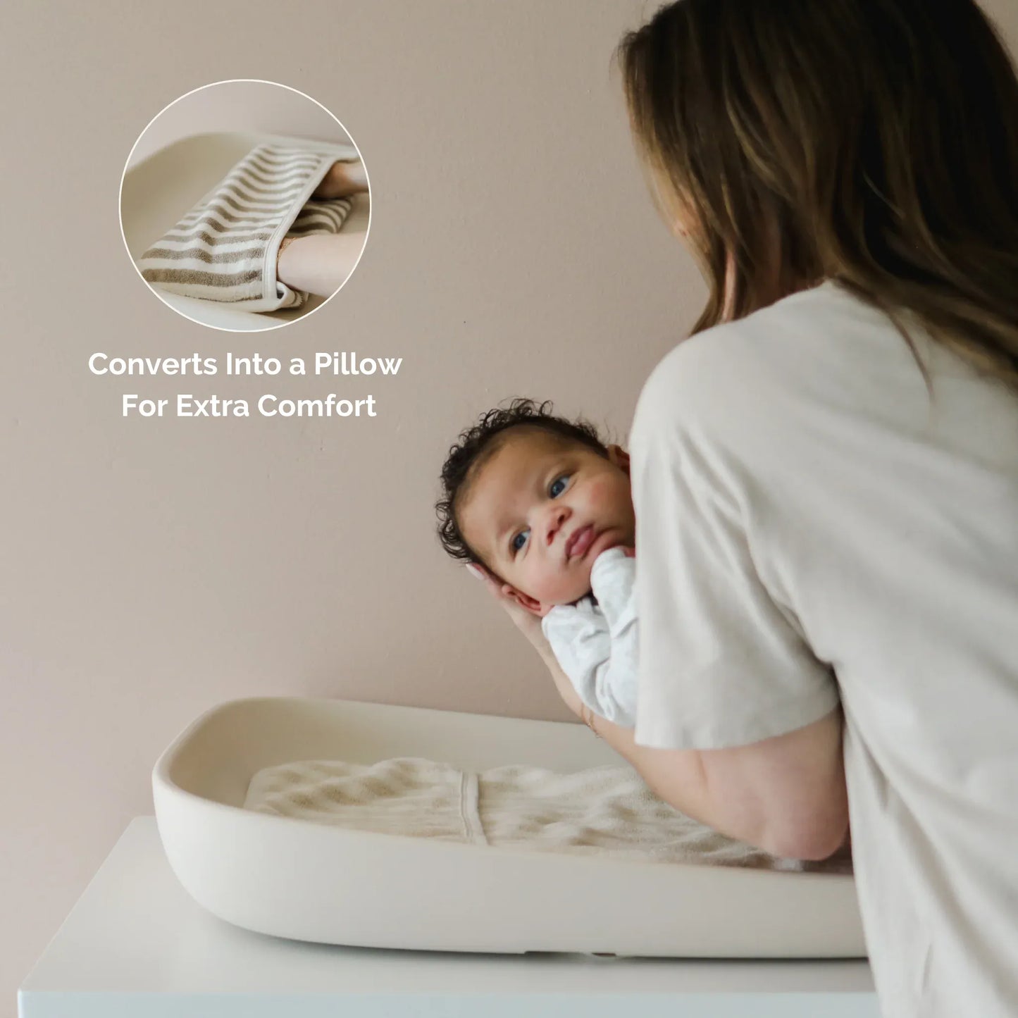 Snuggle Me Change Pad Towel - Natural