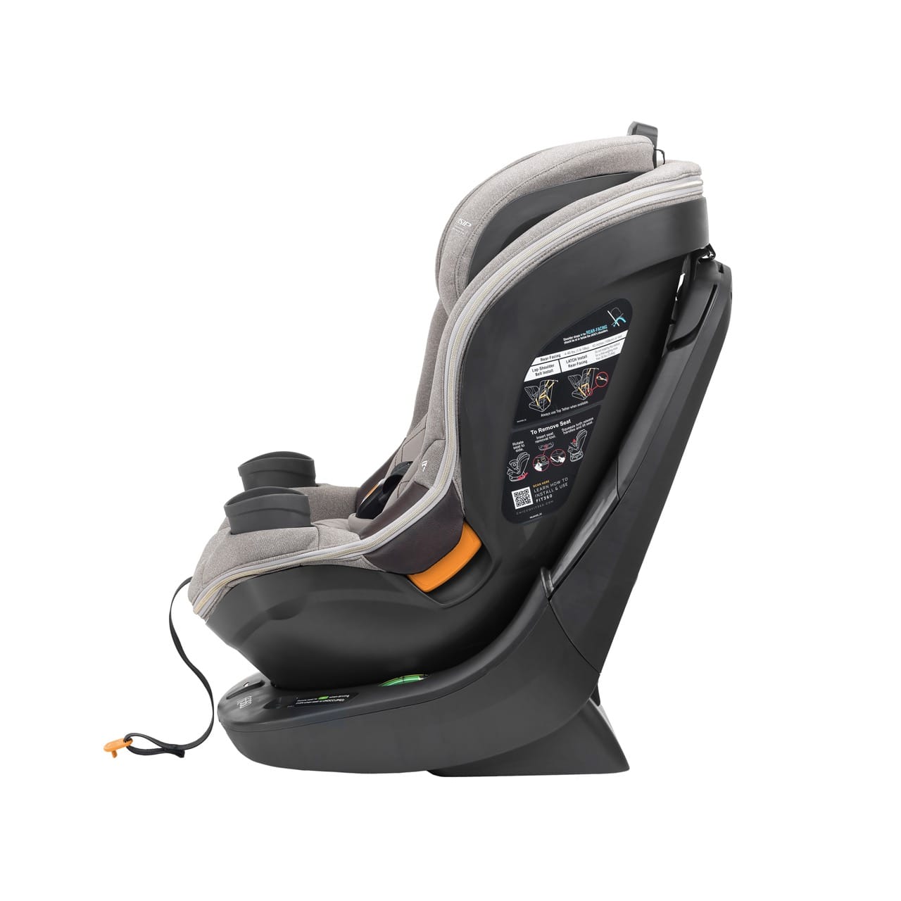 Chicco Fit360 Zip ClearTex Rotating Convertible Car Seat - Teak