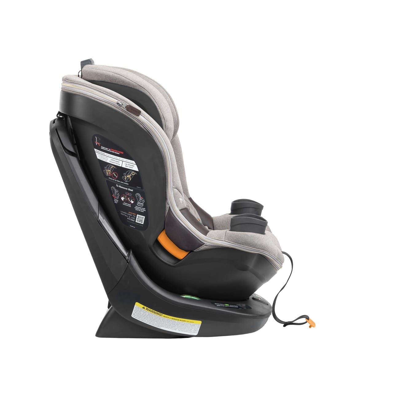 Chicco Fit360 Zip ClearTex Rotating Convertible Car Seat - Teak