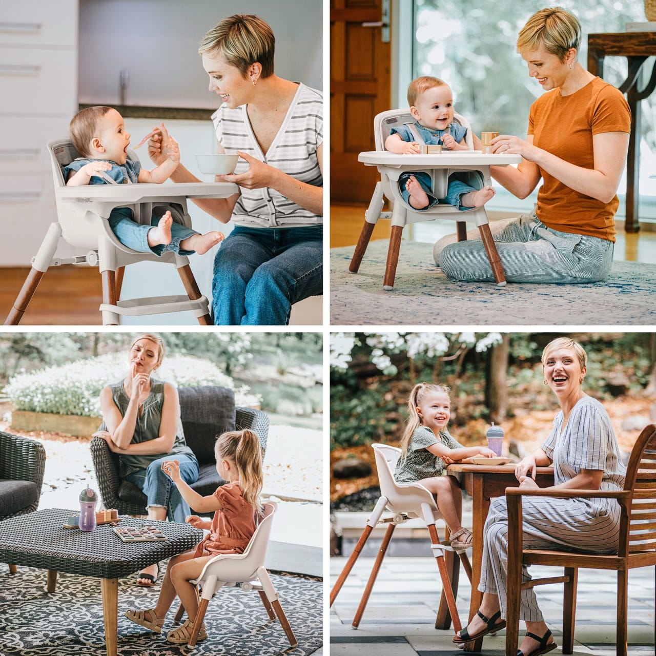Chicco Zest LE 4-in-1 Folding High Chair - Crema – Albee Baby