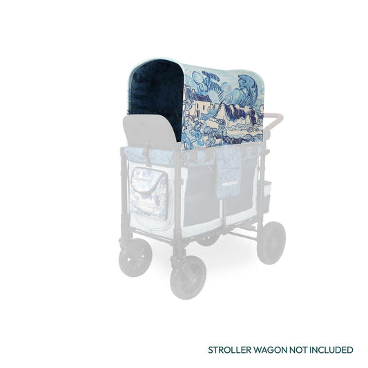 WonderFold W4 Elite/luxe Panoramic Canopy - Van Gogh Landscape With Houses - W4ELCPY-VGLH