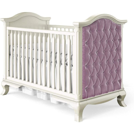 Romina Furniture Cleopatra Classic Crib (Tufted Sides)