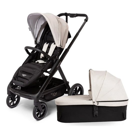 Valco Ark Single Stroller + Bassinet Bundle - Cloud