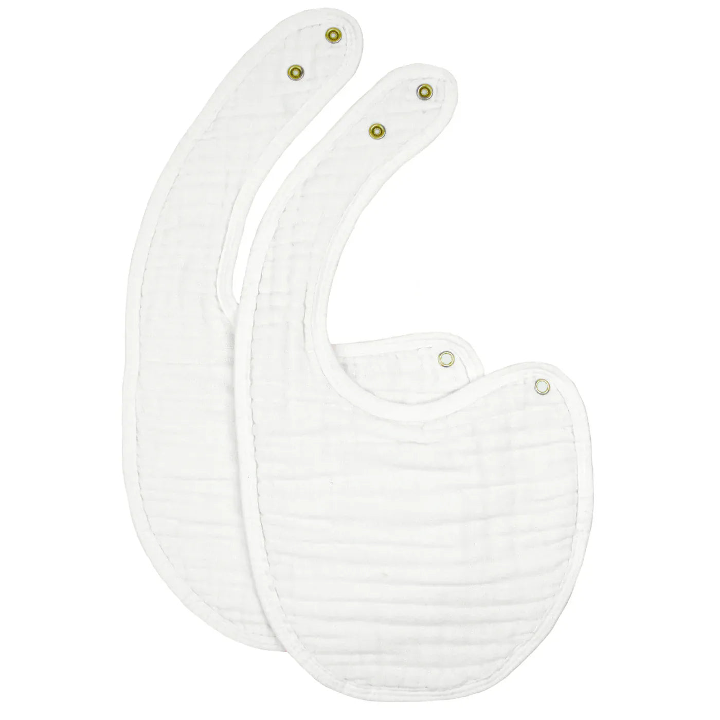 Lou Lou & Company Cloud Muslin Bib 2 pk - White