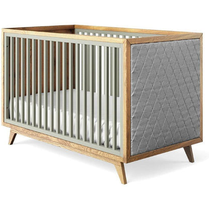Romina Furniture Uptown Classic Crib (Tufted Sides)