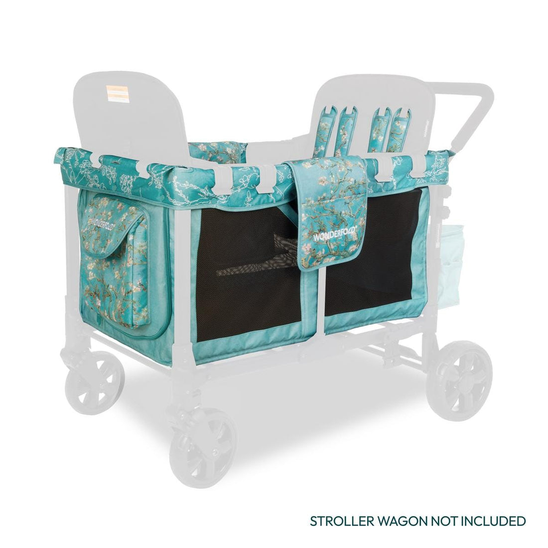 WonderFold W4 Elite/luxe Carriage Fabric - Van Gogh Almond Blossoms - W4CF2-VGAB