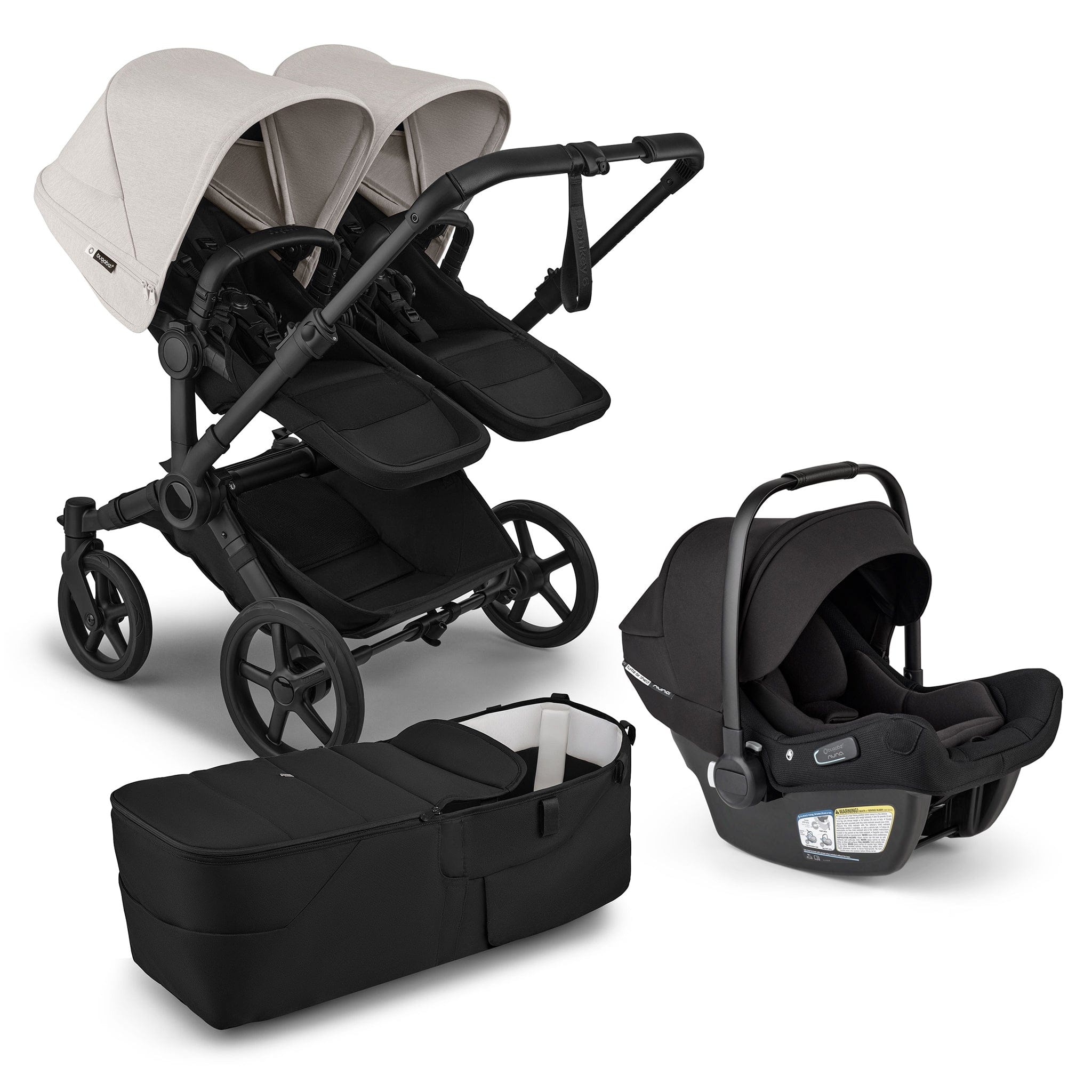 Bugaboo Donkey 6 Duo + Turtle Air Shield Travel System Bundle