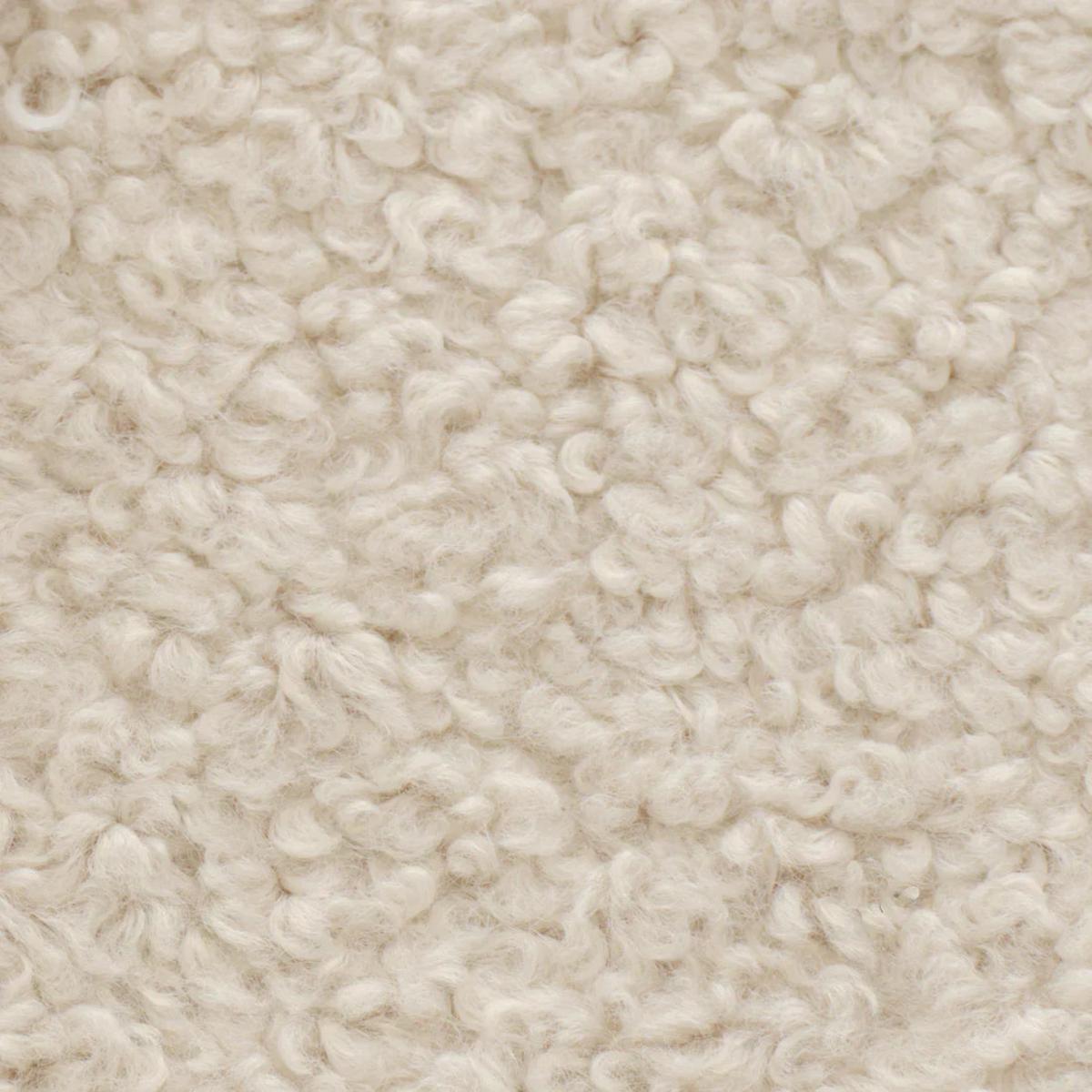 Oilo The Ollie Ottoman: Stationary with Wood Legs -