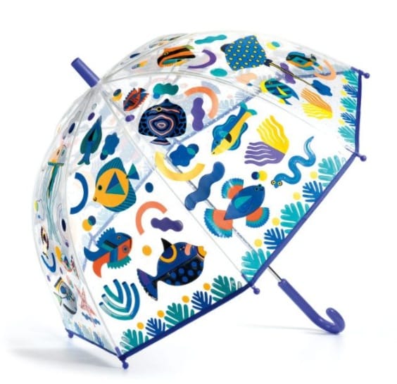 Djeco Color-Changing Umbrella - Fishes