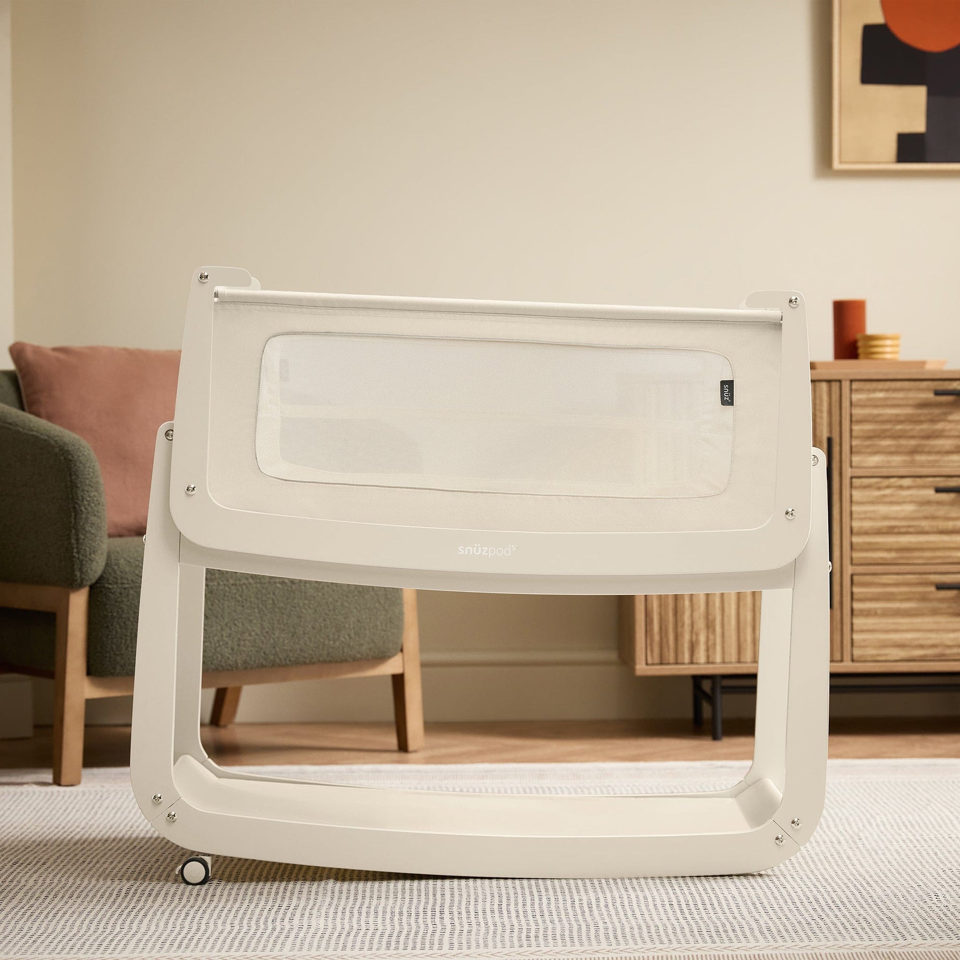 Snuz SnuzPod 5 Bedside Bassinet - Cashmere - USFN050G
