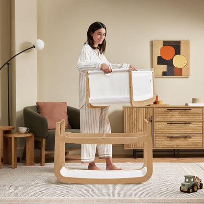 Snuz SnuzPod 5 Bedside Bassinet - Natural